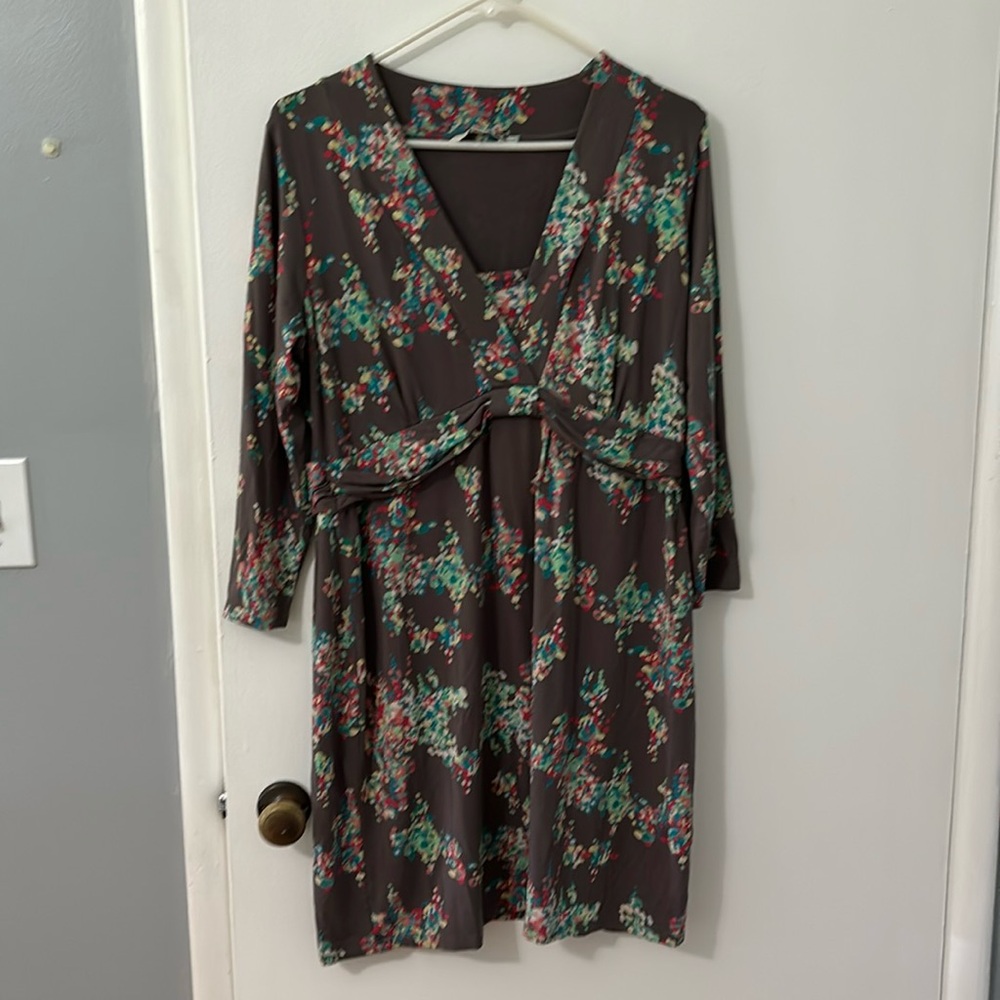 Boden Floral Tunic Jersey Dress Size 14 - Like new
